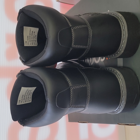 NWT Nevados mens Field Zone steel toe work boots black - Picture 3 of 6